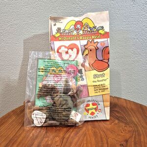 Ty Beanie Baby Claude The Crab McDonalds Collectible Plush Retired Original BAG